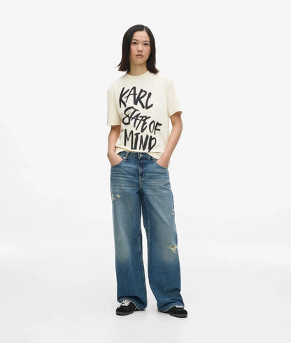 Regular‑fit Karl quote T-shirt