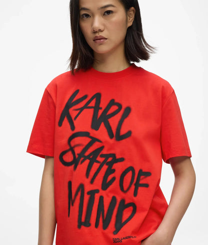 Regular‑fit Karl quote T-shirt