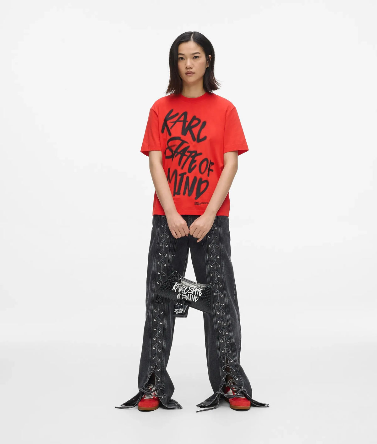 Regular‑fit Karl quote T-shirt