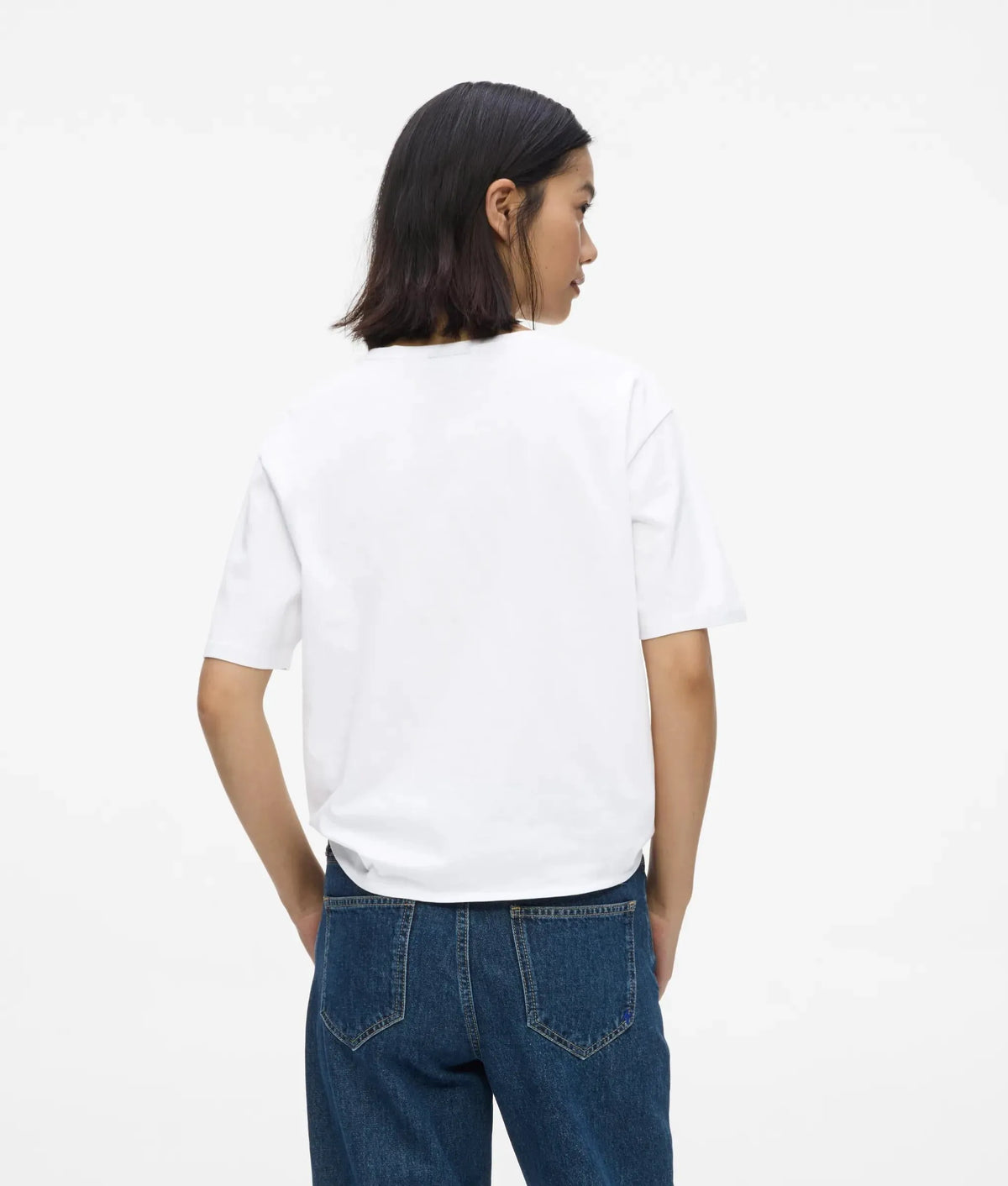Regular‑fit tie detail T-shirt