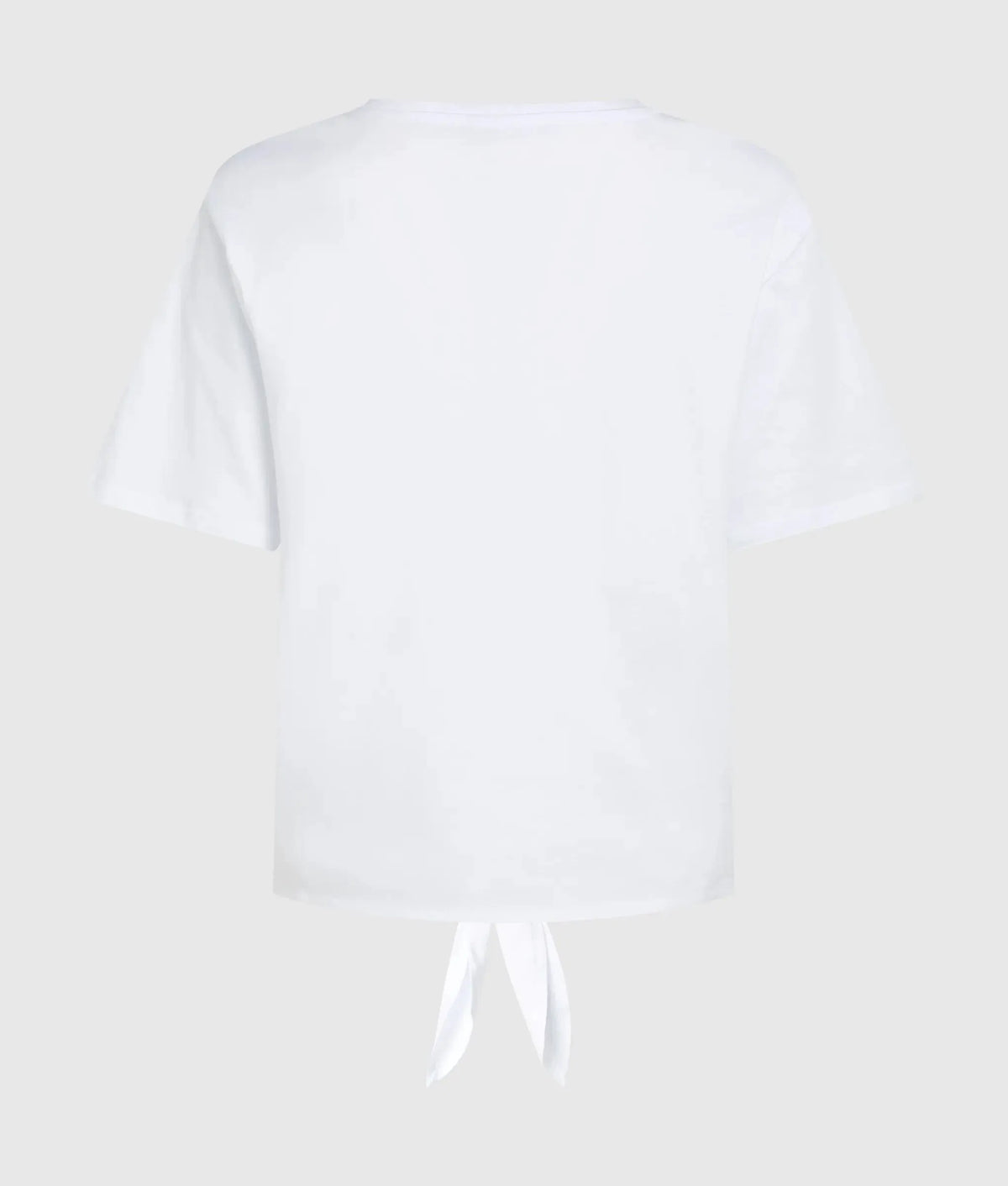 Regular‑fit tie detail T-shirt