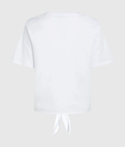 Regular‑fit tie detail T-shirt