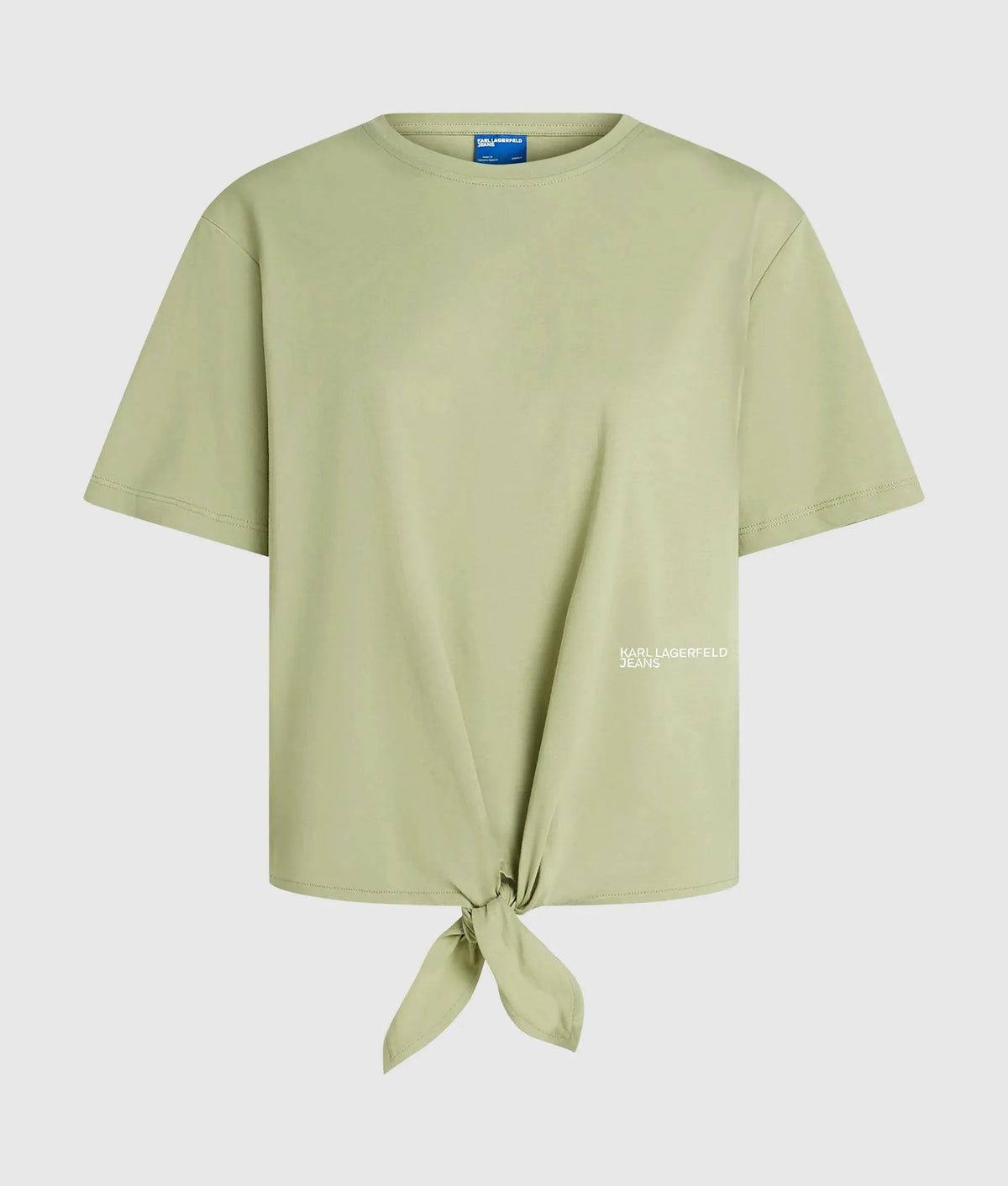 Regular‑fit tie detail T-shirt