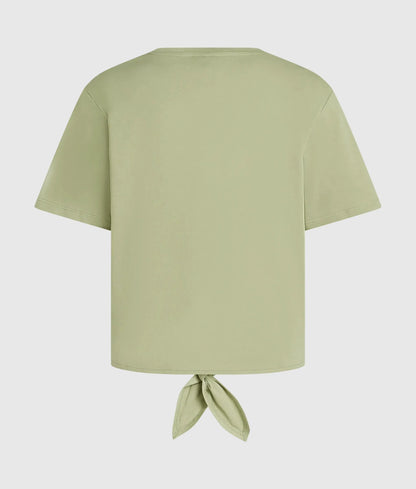 Regular‑fit tie detail T-shirt