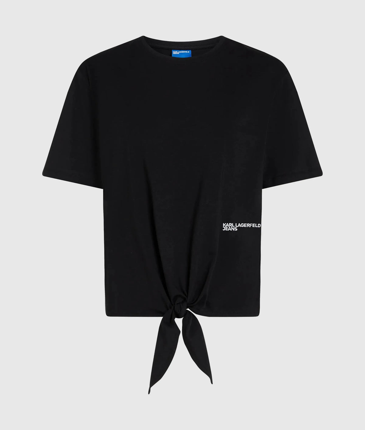 Regular‑fit tie detail T-shirt