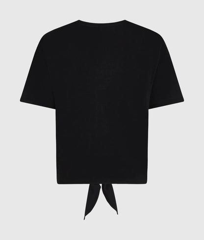 Regular‑fit tie detail T-shirt