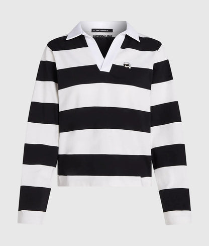 Ikon stripe rugby shirt