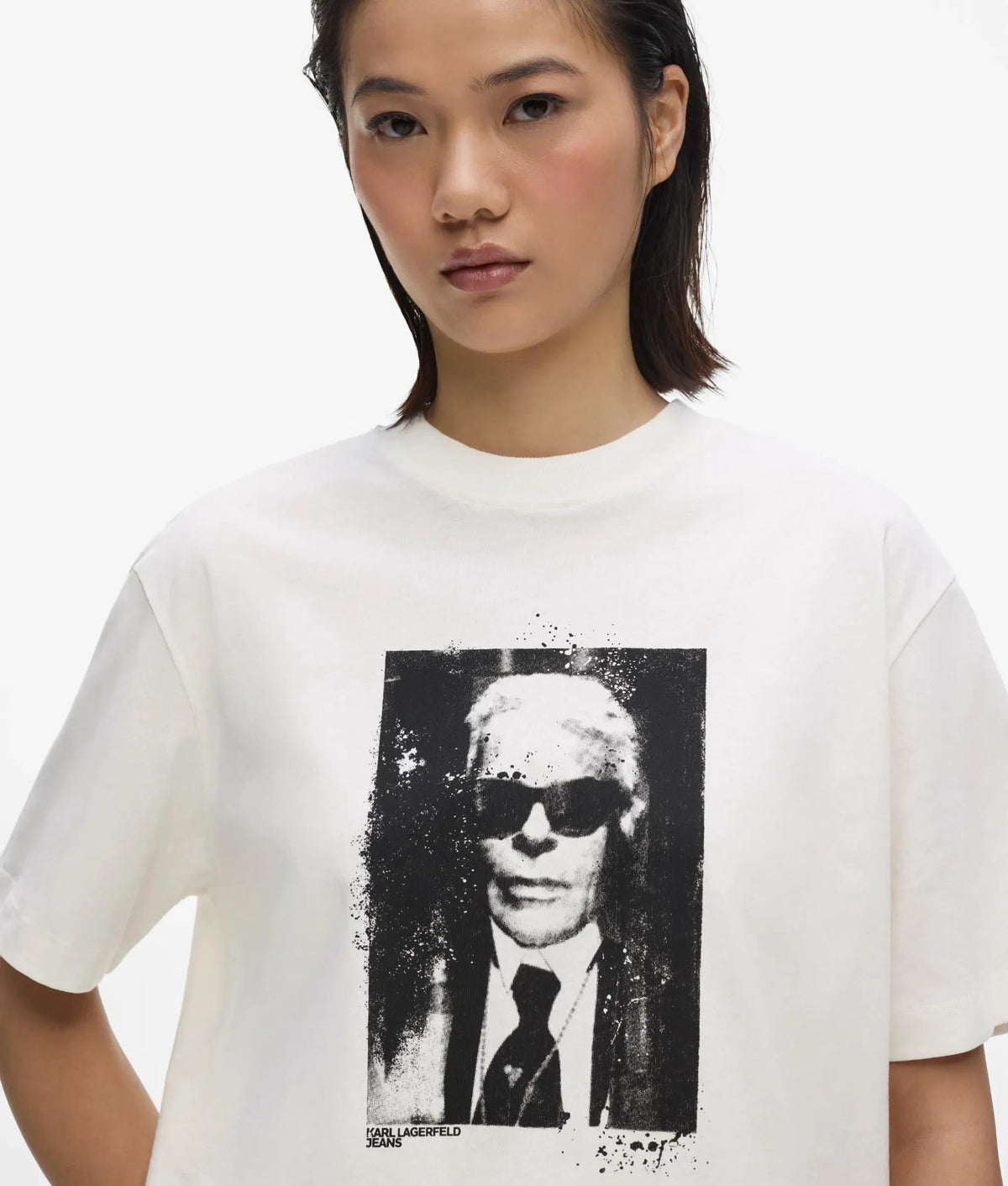 Regular‑fit Karl portrait T-shirt