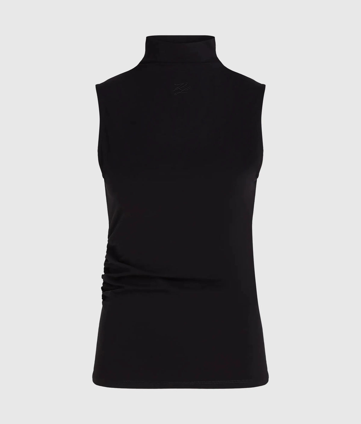 Mock-neck tank top