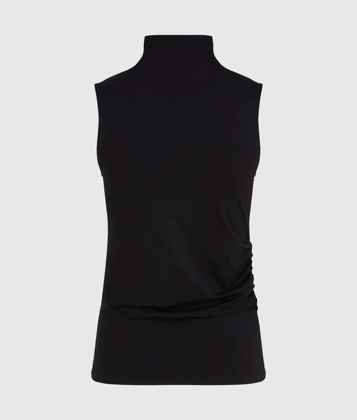 Mock-neck tank top