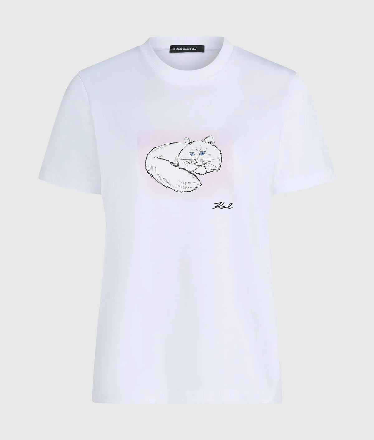 Illustrated portrait T-shirt