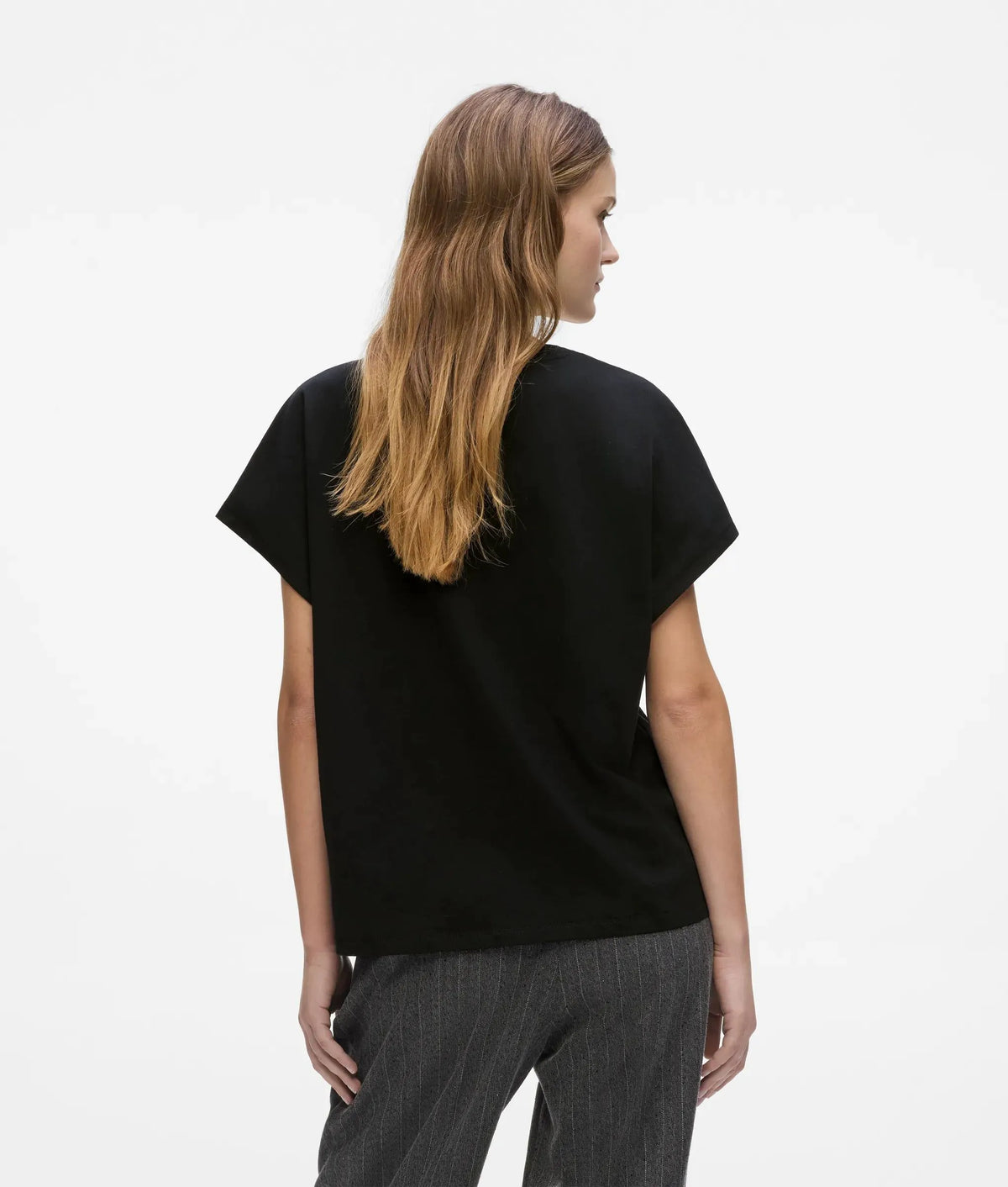 Autograph cap-sleeve T-shirt