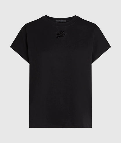 Autograph cap-sleeve T-shirt