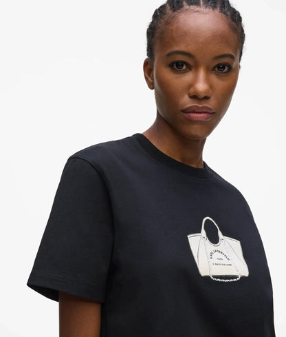 Exclusive bag motif T-shirt