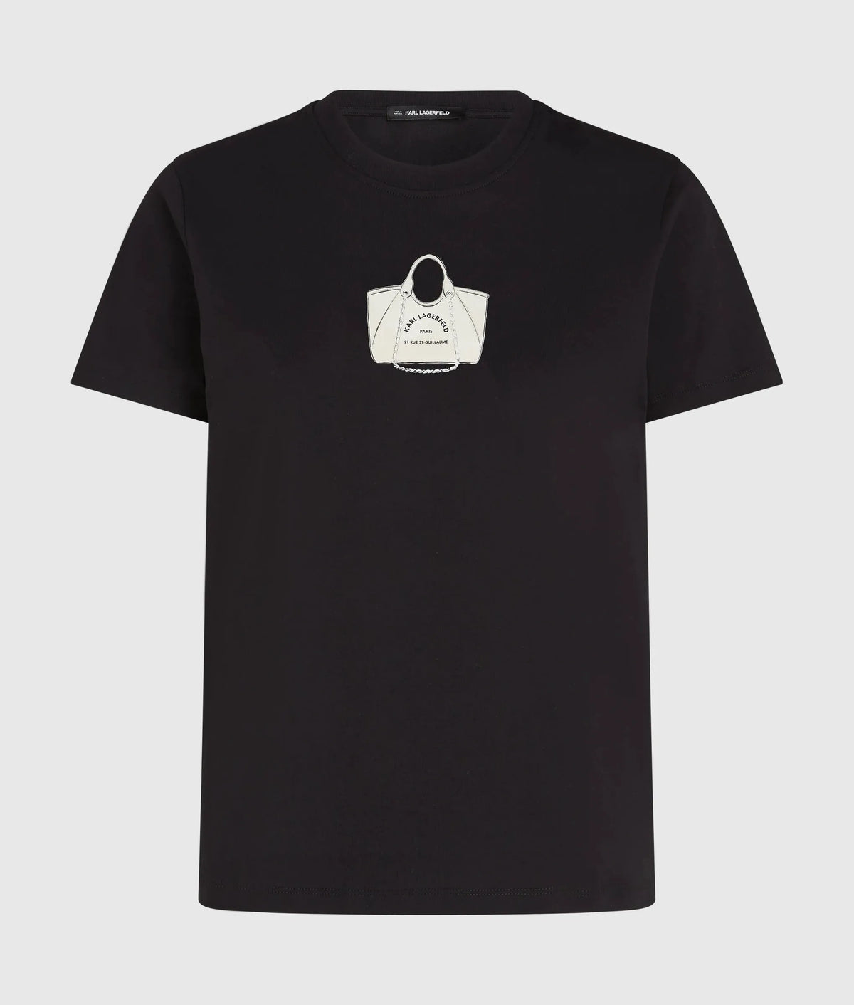 Exclusive bag motif T-shirt