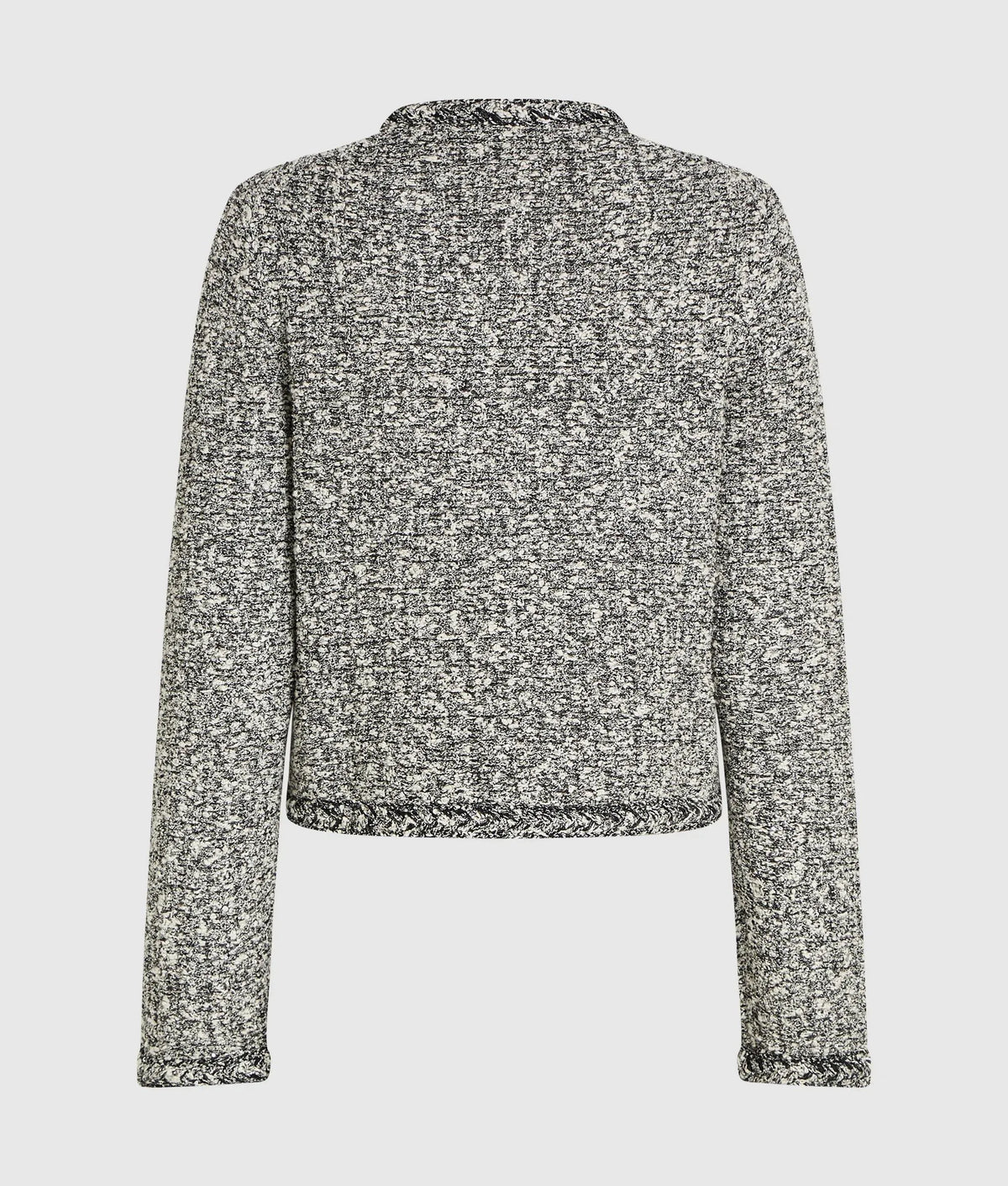 Bouclé knit cardigan