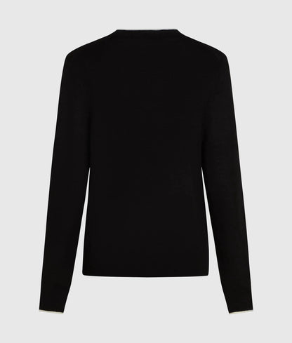Merino wool crewneck sweater