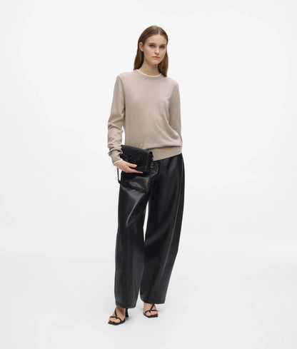 Merino wool crewneck sweater