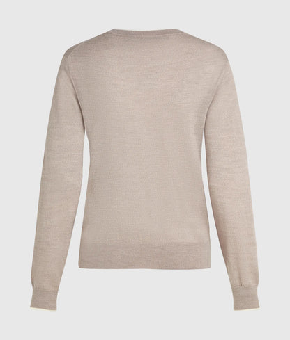 Merino wool crewneck sweater