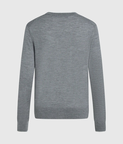 Merino wool crewneck sweater