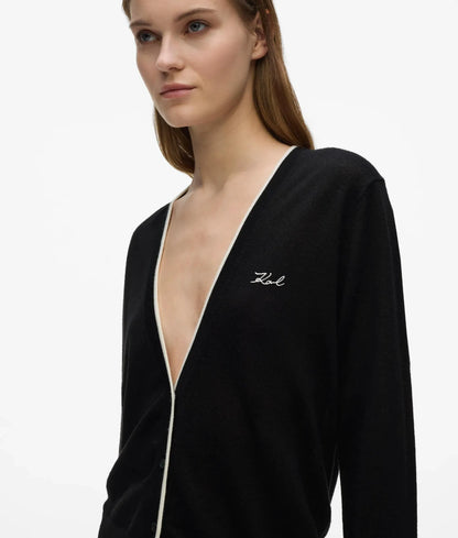 Merino wool cardigan