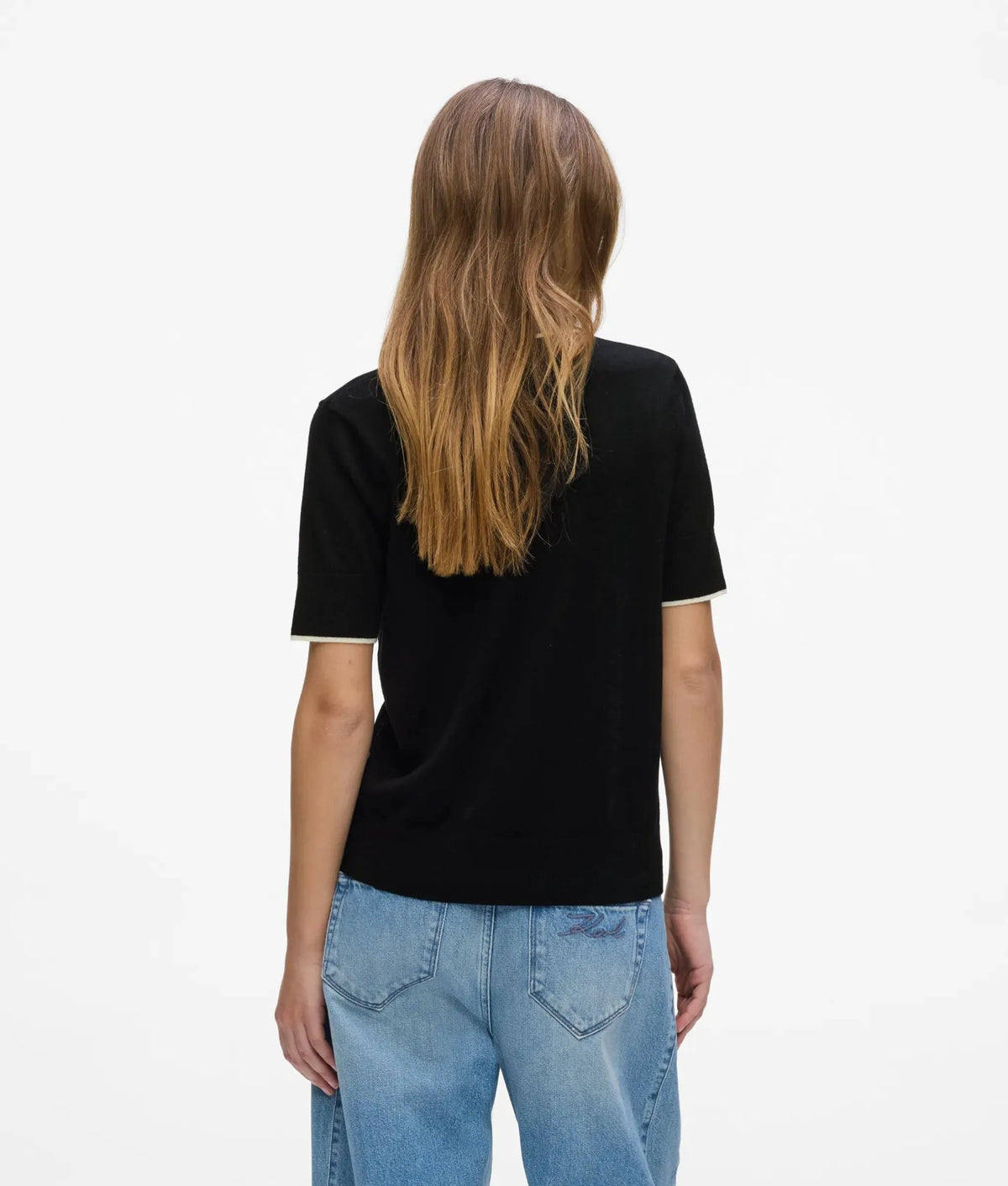 Merino wool polo shirt