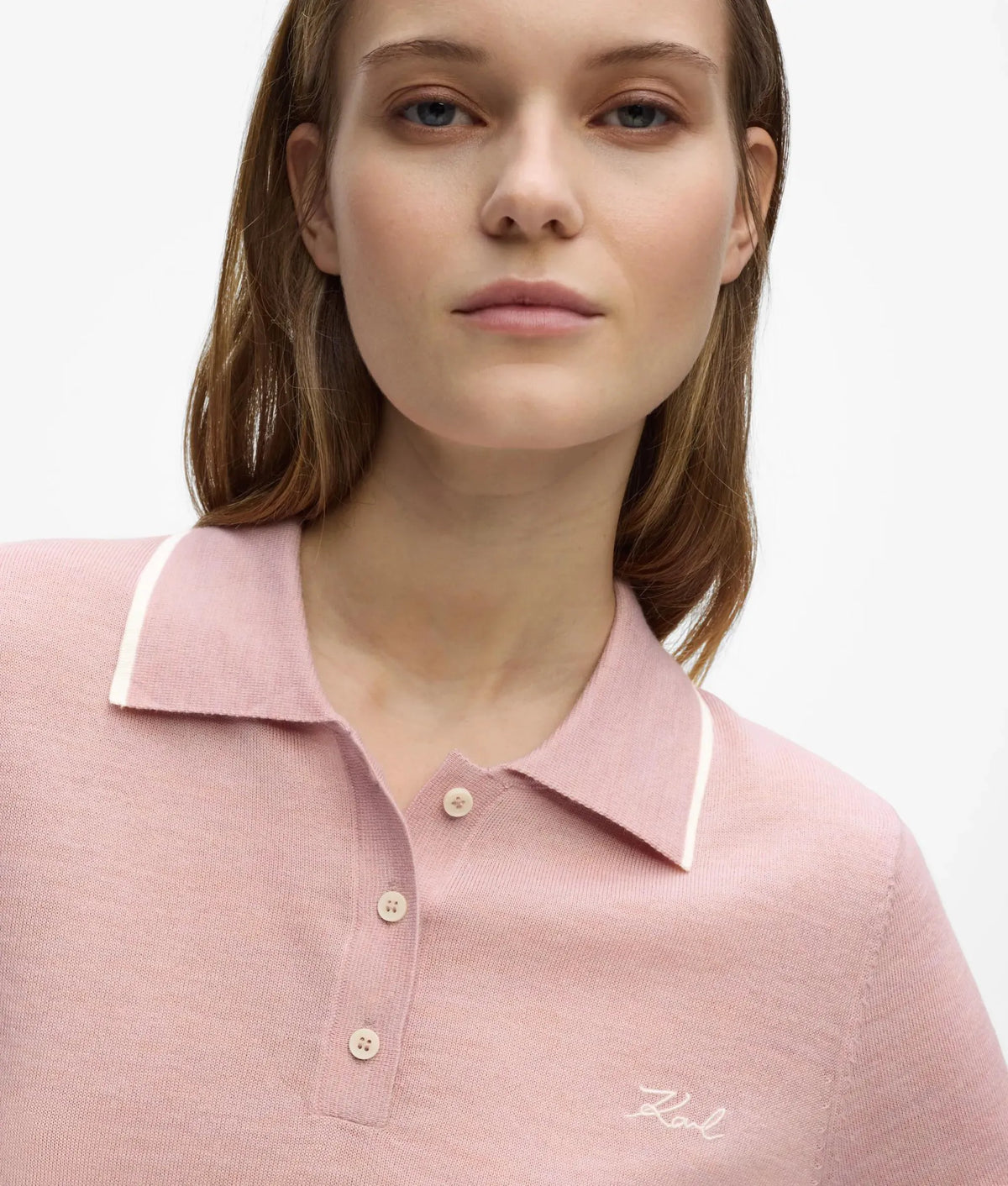 Merino wool polo shirt