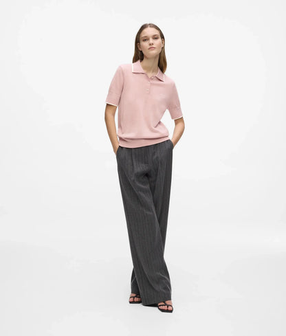 Merino wool polo shirt