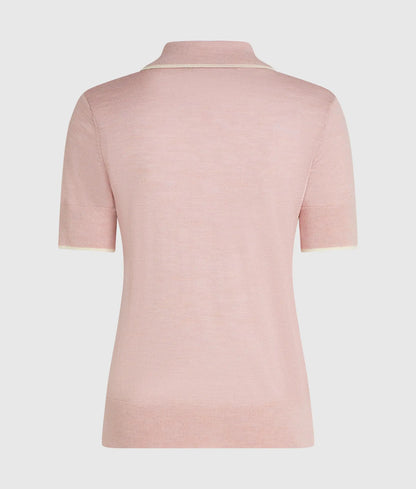 Merino wool polo shirt