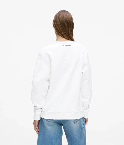 Illustrated portrait sweatshirt