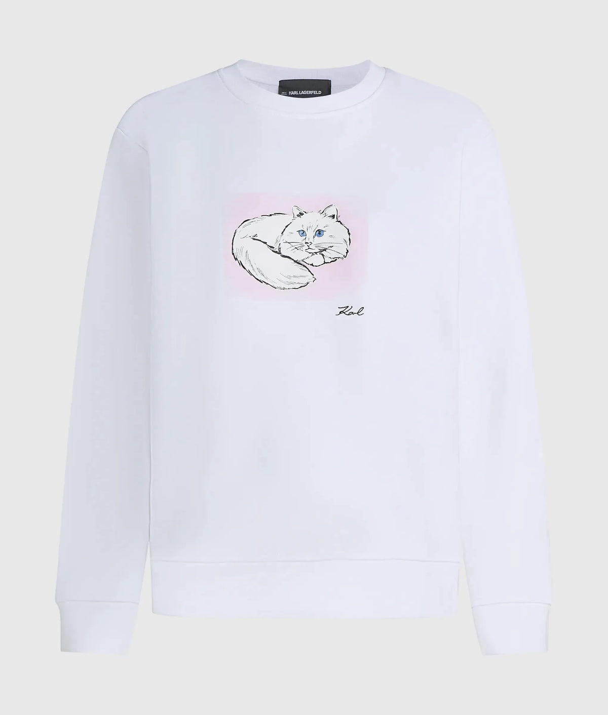Illustrated portrait sweatshirt
