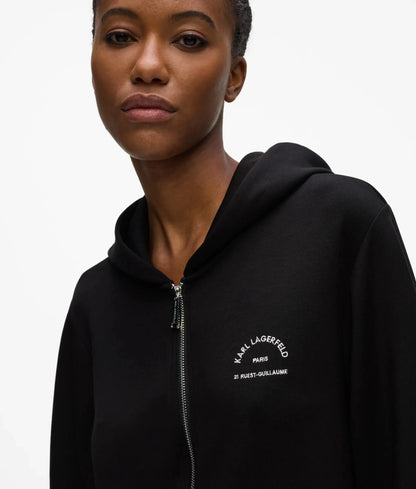 Rue St-Guillaume zip-up hoodie