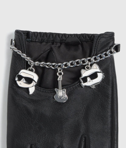 Ikon charms fingerless gloves