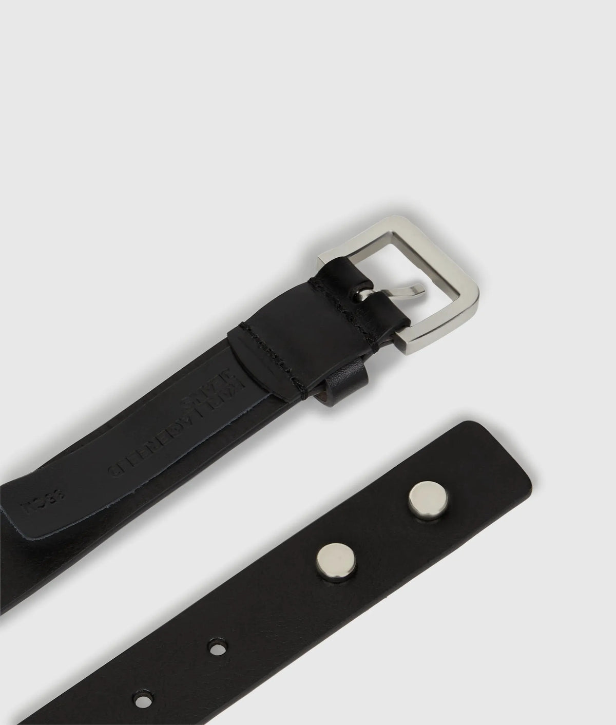 Studded leather belt