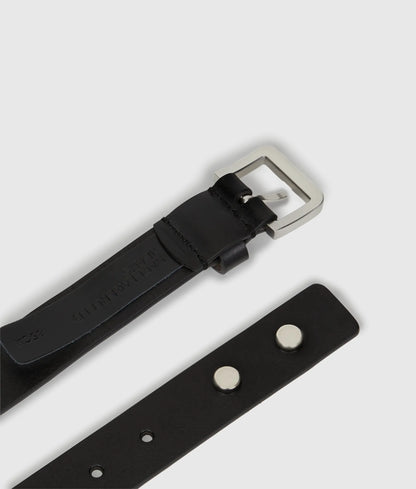 Studded leather belt