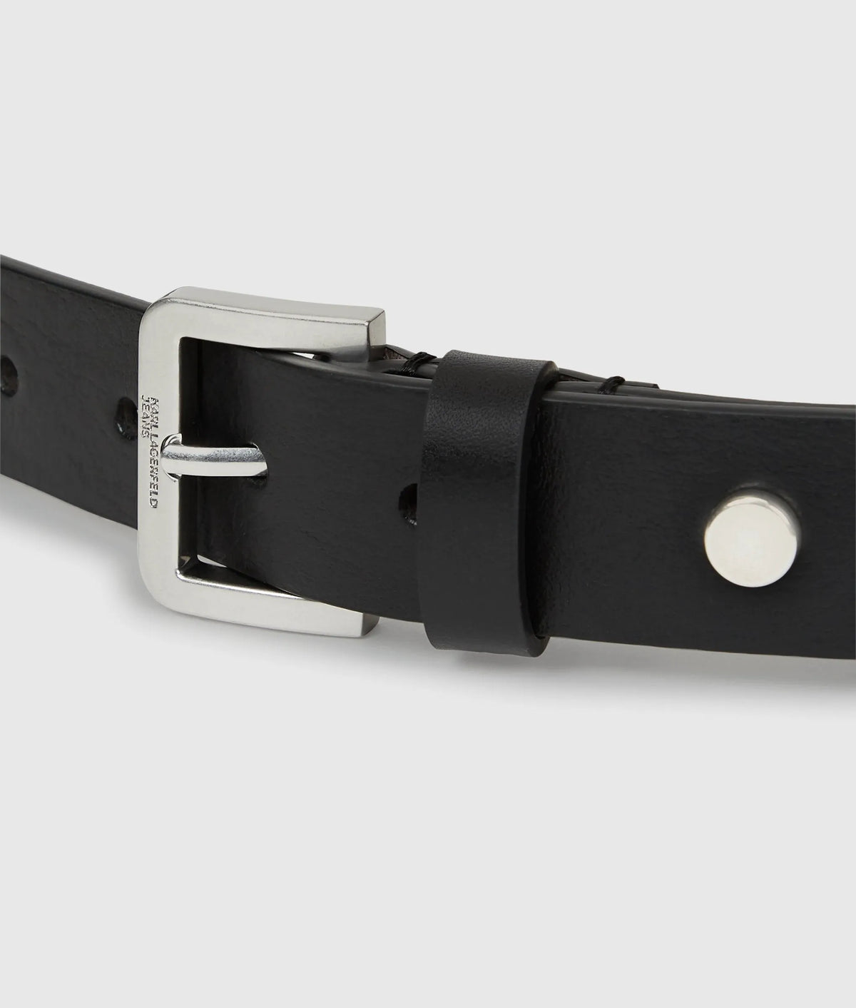 Studded leather belt