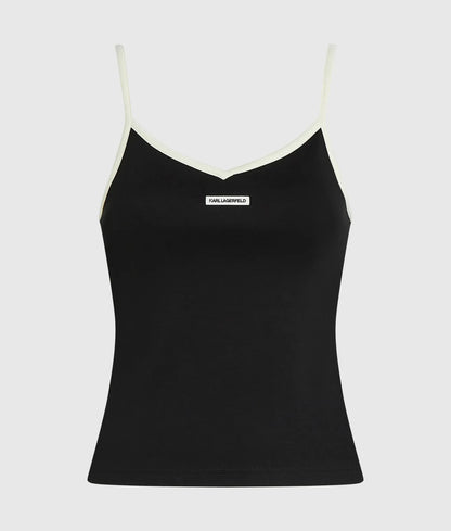 Monochrome loungewear tank top