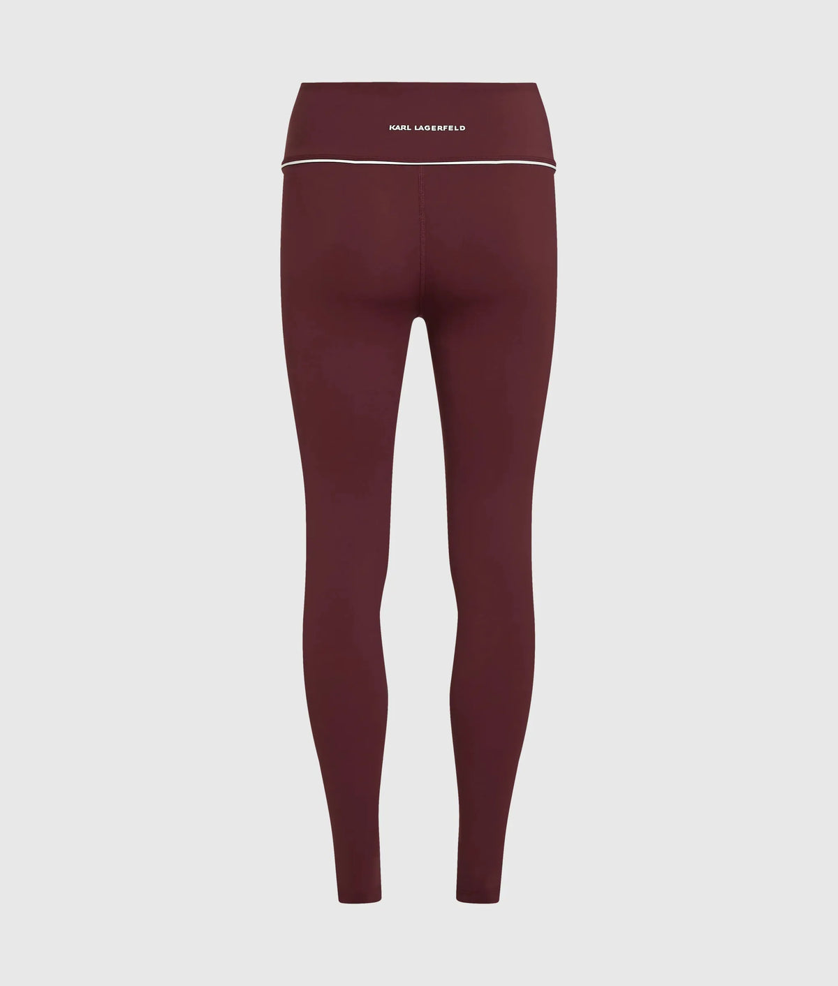 Contrast piping athleisure leggings