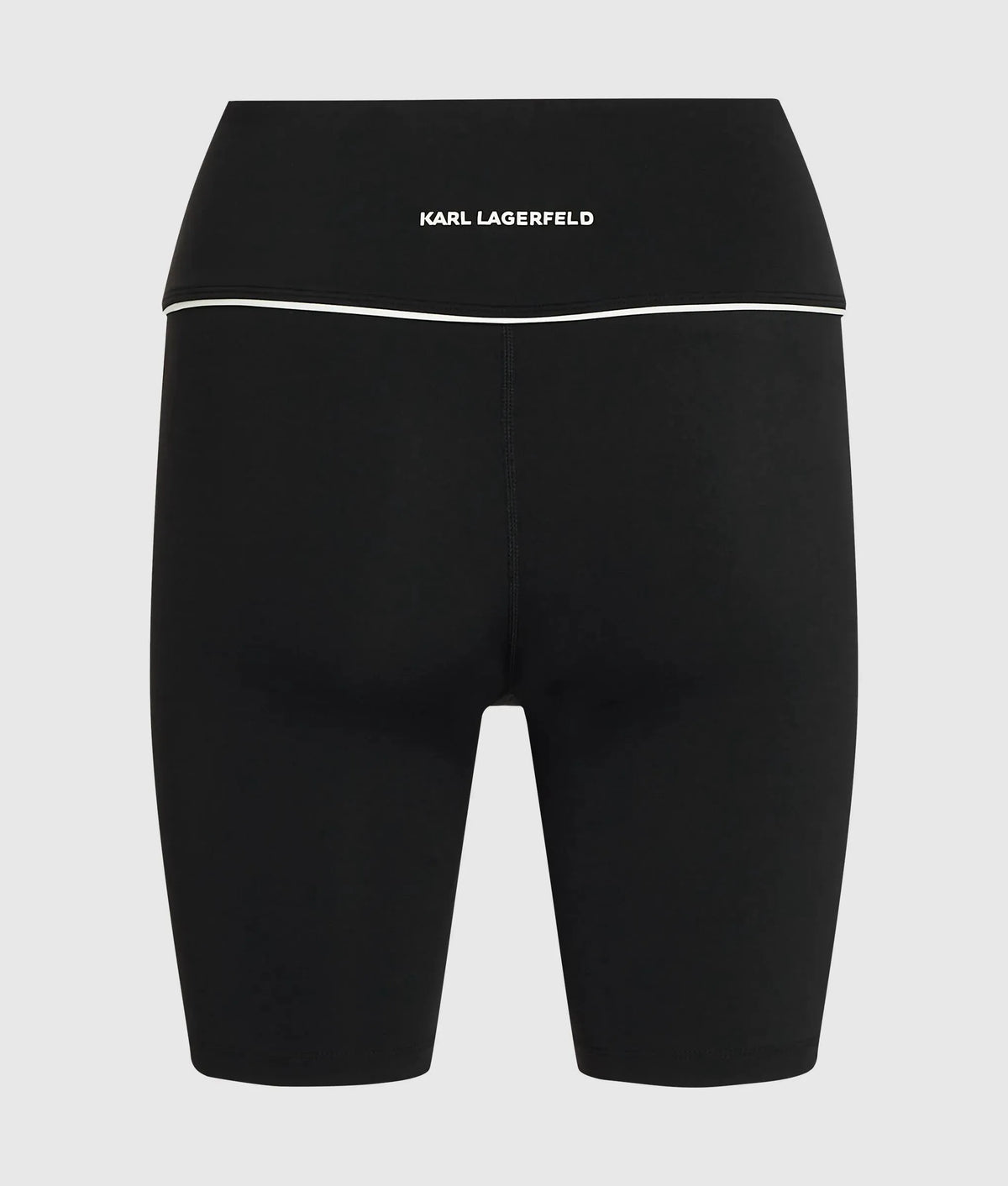 Contrast piping athleisure shorts