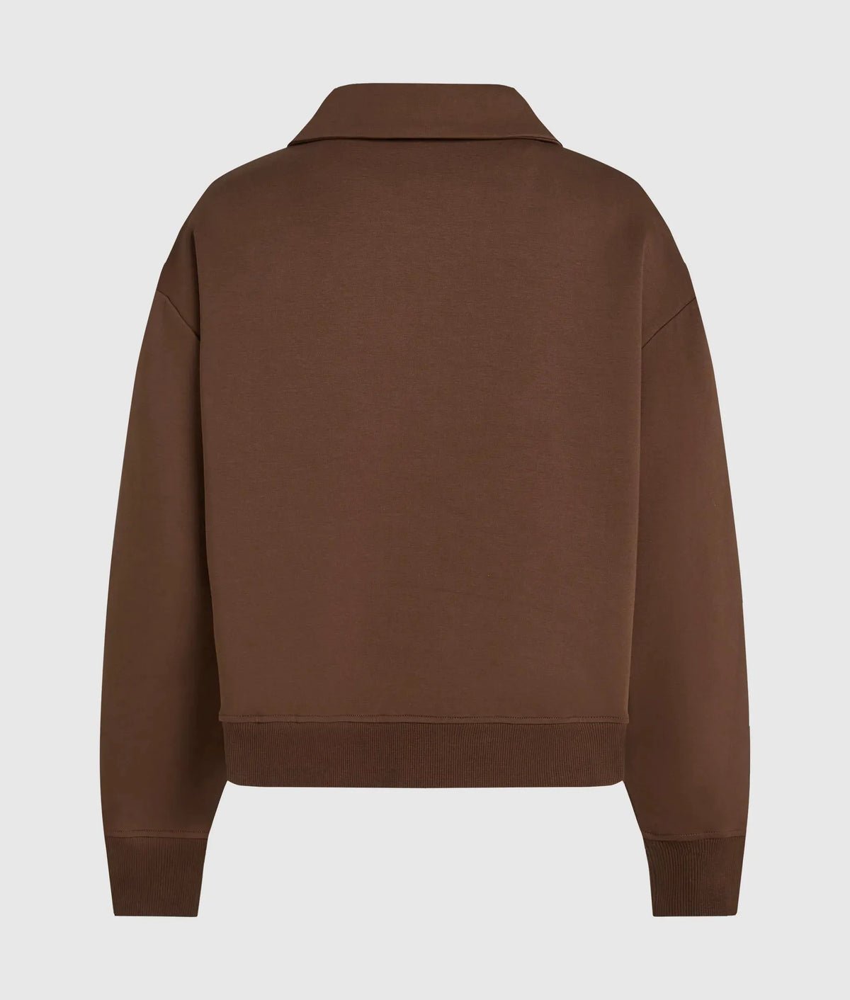Logo athleisure half-zip sweatshirt