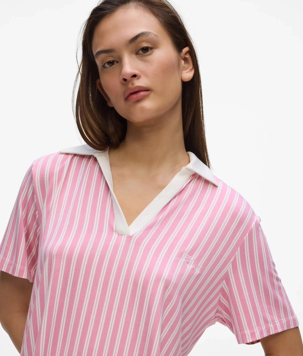 Signature stripe pajama set