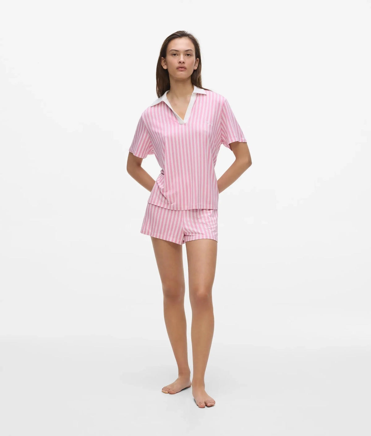 Signature stripe pajama set