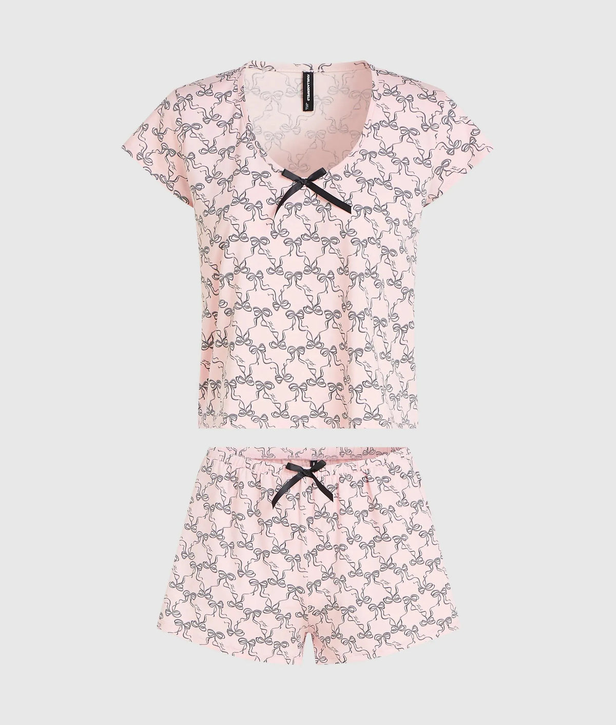 Signature bow pajama set