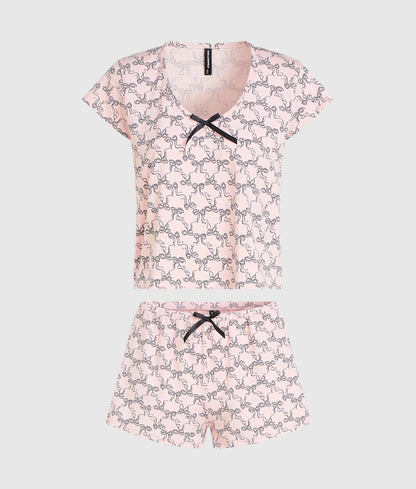 Signature bow pajama set