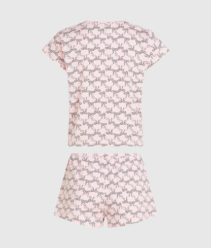 Signature bow pajama set