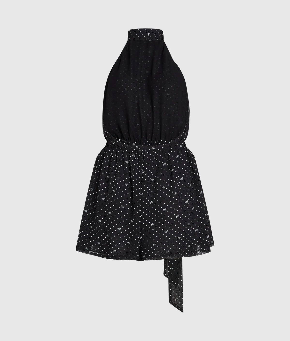 Polka dot beach playsuit