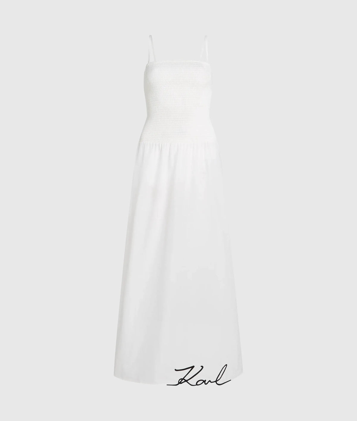 Signature drop-waist maxi dress