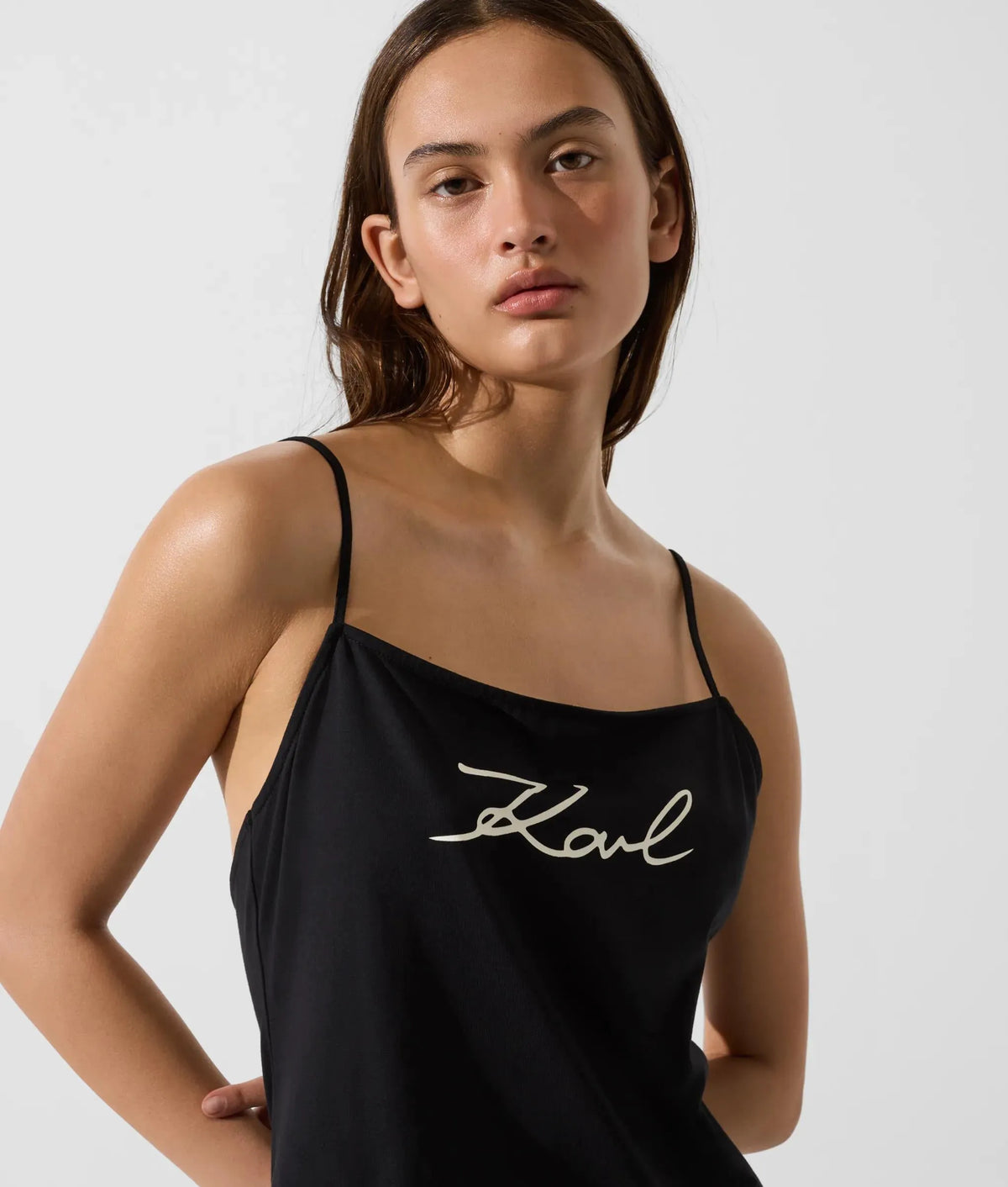 Signature jersey mini beach dress