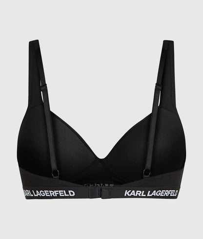Logo padded bra