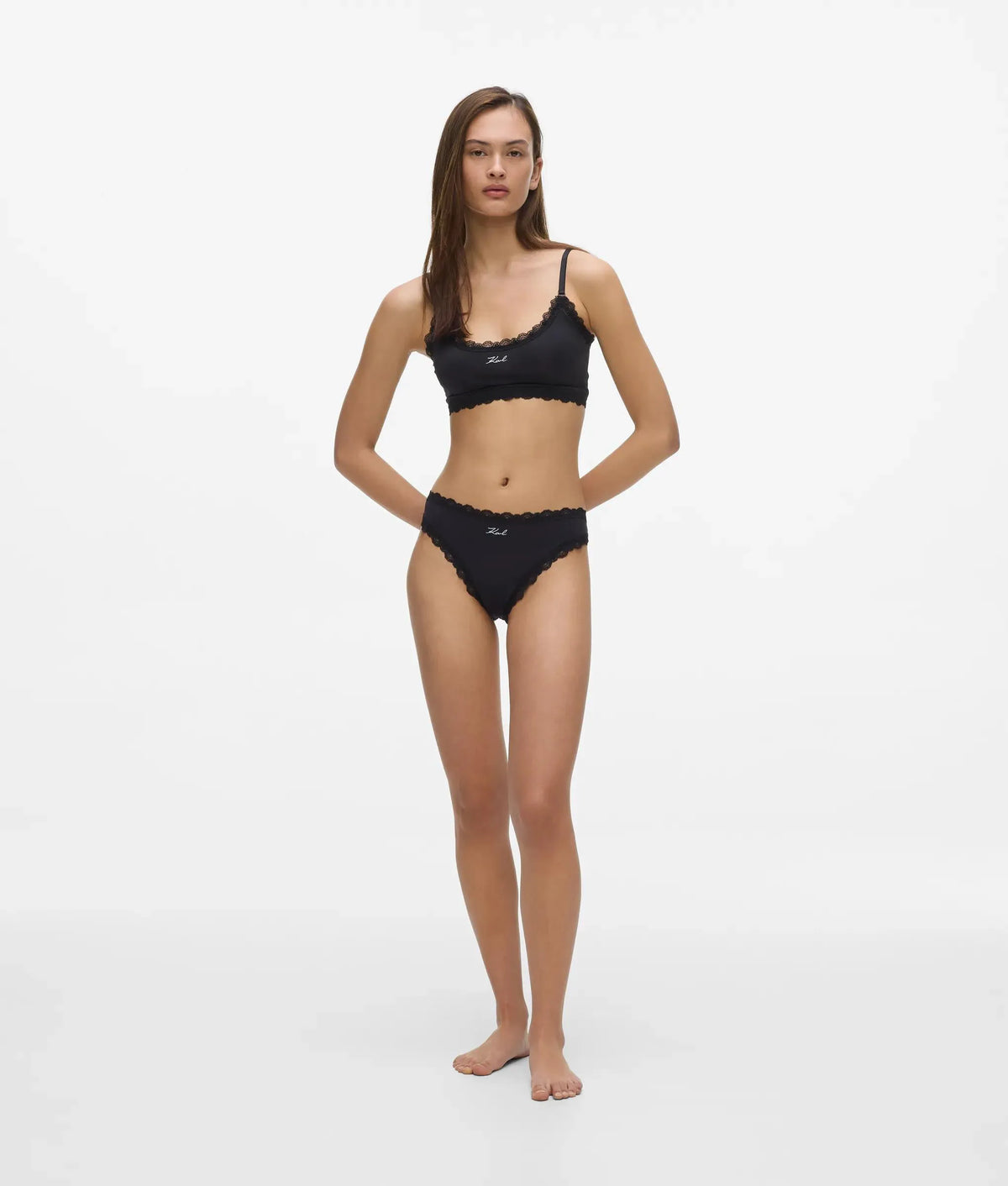 Signature lace trim thong – 3-pack